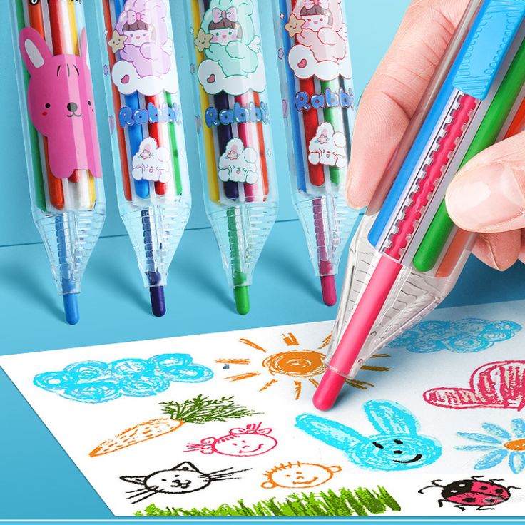 8 in 1 Push Crayon