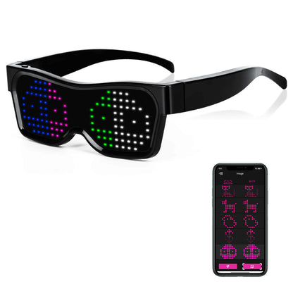 Gelrova Customizable 4-Color LED Glasses