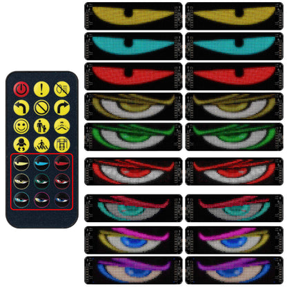 Gelrova Car LED Display – Demon Eyes 2 Pack