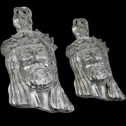 Clear Jesus Piece Pendant