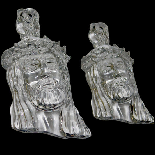 Clear Jesus Piece Pendant