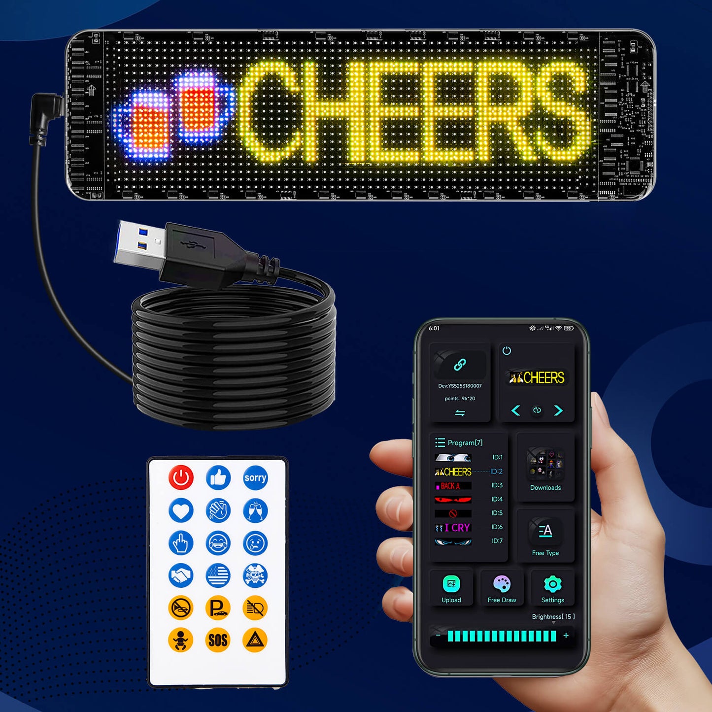 Gelrova Car LED Display - Car Star X Series