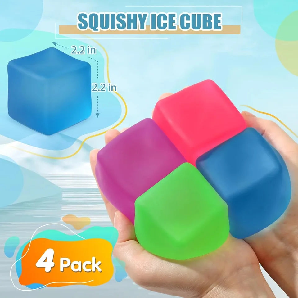 Stress Balls Memory Gel Gel Sugar Filled Large Squishy Fidget Toy for Kids Adults High Density Squeeze Balls for Stress Relief