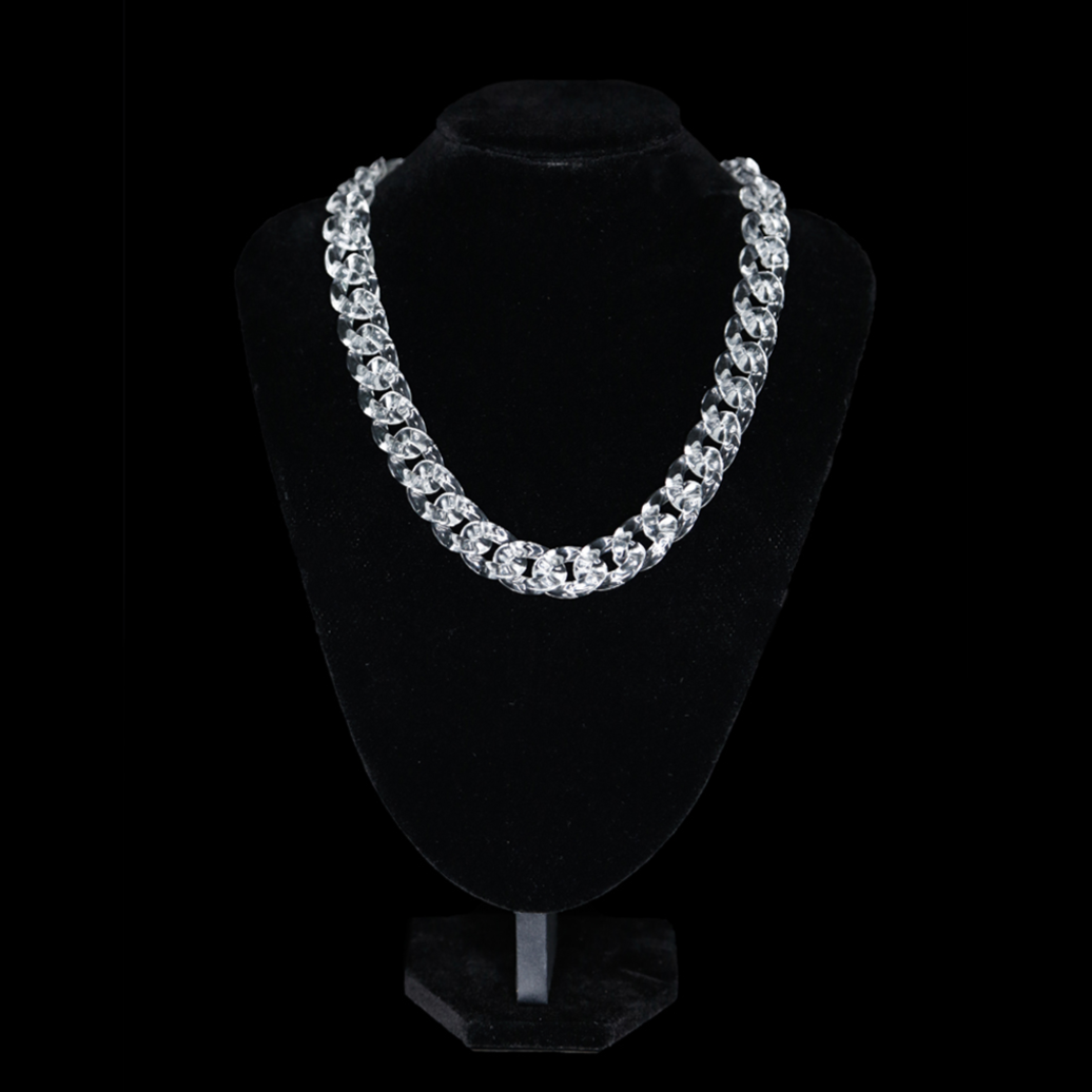 Clear Cuban Chain