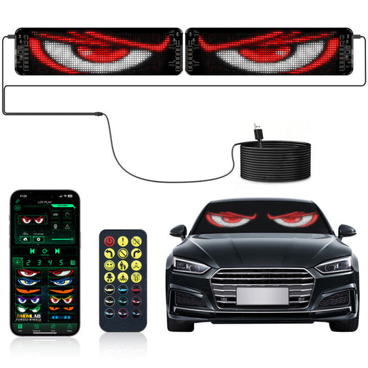 Gelrova Car LED Display – Demon Eyes 2 Pack