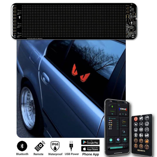 Gelrova Customizable Car LED Display-14"x4"
