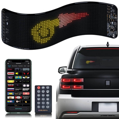 Gelrova Car LED Display - Car star 6 Series, 4" x 14"