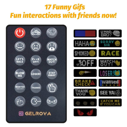 Gelrova Car LED Display - Car star 6 Series, 4" x 14"