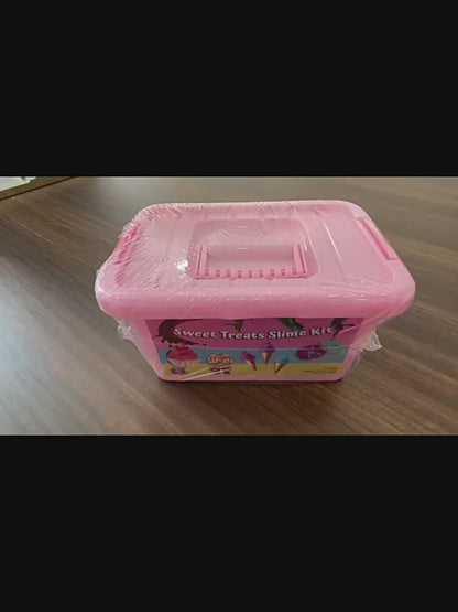 Sweet Treats Slime Kit Diy Foaming Glue Fake Water Slime Girl Bubble Set Crystal Mud Safety DIY Ice Cream Squishy Toy with Box